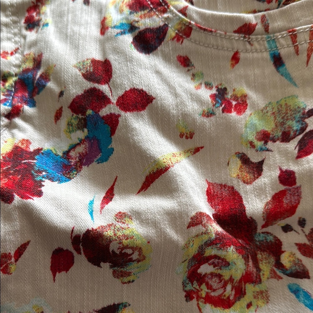 Gloria Vanderbilt Floral Print Women’s capri Size 18 - Picture 3 of 3